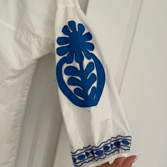 Madewell blue and white mini dress - Picture 4 of 10